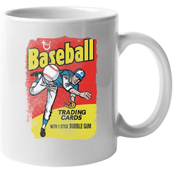 Topps Baseball Card Gum 11 oz Mug Topps Baseball Card Gum 11 oz Mug