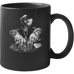 Popeye Gambler Cool Cartoon Classic 11 oz Mug Popeye Gambler Cool Cartoon Classic 11 oz Mug