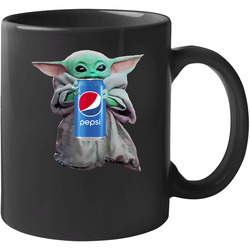 Baby Yoda The Child Mandalorian Pepsi Soda Pop Drink 11 oz Mug Baby Yoda The Child Mandalorian Pepsi Soda Pop Drink 11 oz Mug