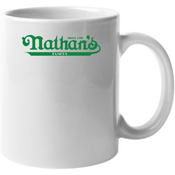 Nathans Famous Hotdogs Logo 11 oz Mug Nathans Famous Hotdogs Logo 11 oz Mug
