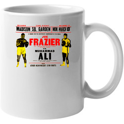 Joe Frazier Vs Muhammad Ali 1974 11 oz Mug Joe Frazier Vs Muhammad Ali 1974 11 oz Mug