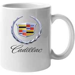 Cadillac Automobile Car Motorcycle Parts Cool Distressed Style Brand Logo Emblem 11 oz Mug Cadillac Automobile Car Motorcycle Parts Cool Distressed Style Brand Logo Emblem 11 oz Mug