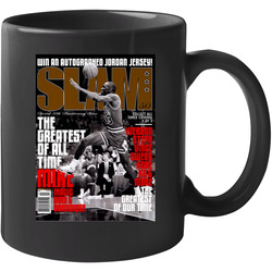 Michael Jordan Slam Dunk Magazine Cover Basketball 11 oz Mug Michael Jordan Slam Dunk Magazine Cover Basketball 11 oz Mug