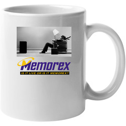 Is It Live Or Is It Memorex Most Memorable Vintage Ad Slogan 11 oz Mug