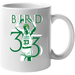 Larry Bird 33 Basketball 11 oz Mug Larry Bird 33 Basketball 11 oz Mug