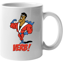 Verb Schoolhouse Rock Kids 70s 80s Tv Show 11 oz Mug Verb Schoolhouse Rock Kids 70s 80s Tv Show 11 oz Mug