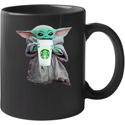 Baby Yoda The Child Mandalorian Starbucks Coffee Drink 11 oz Mug Baby Yoda The Child Mandalorian Starbucks Coffee Drink 11 oz Mug