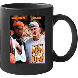 Lebron James Alex Caruso White Man Can't Jump Parody 11 oz Mug Lebron James Alex Caruso White Man Can't Jump Parody 11 oz Mug