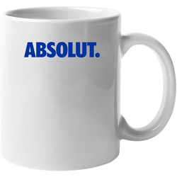 Absolut Vodka Sweden Liquor Alcohol 11 oz Mug Absolut Vodka Sweden Liquor Alcohol 11 oz Mug