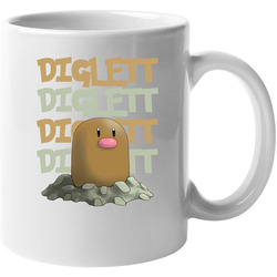 Diglett Pokemon Character Fan 11 oz Mug Diglett Pokemon Character Fan 11 oz Mug