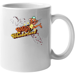 Willys Wonderland Blood Splatter Funny Nicholas Cage 11 oz Mug Willys Wonderland Blood Splatter Funny Nicholas Cage 11 oz Mug