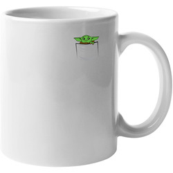Baby Yoda In A Pocket Cute Star Wars The Mandalorian Fan 11 oz Mug Baby Yoda In A Pocket Cute Star Wars The Mandalorian Fan 11 oz Mug