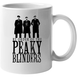 Peaky Blinders Shelby Brothers By Order Of The Logo Fan 11 oz Mug Peaky Blinders Shelby Brothers By Order Of The Logo Fan 11 oz Mug