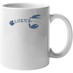 Luke's Lobster Portland Pier Portland Maine Restaurant Worn Look 11 oz Mug Luke's Lobster Portland Pier Portland Maine Restaurant Worn Look 11 oz Mug