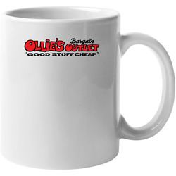 Ollie's Bargain Outlet Holdings Inc Nasdaq Company Logo Employee Fan 11 oz Mug Ollie's Bargain Outlet Holdings Inc Nasdaq Company Logo Employee Fan 11 oz Mug