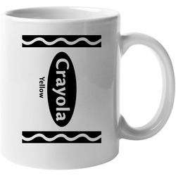 Crayola Yellow Color Crayon Funny Halloween Group Costume 11 oz Mug Crayola Yellow Color Crayon Funny Halloween Group Costume 11 oz Mug