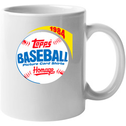 Topps Baseball Card Package 1984 11 oz Mug Topps Baseball Card Package 1984 11 oz Mug