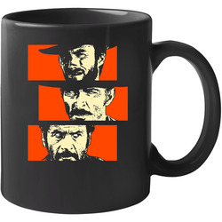 The Good The Bad And The Ugly Silhouette Western Movie Fan 11 oz Mug The Good The Bad And The Ugly Silhouette Western Movie Fan 11 oz Mug