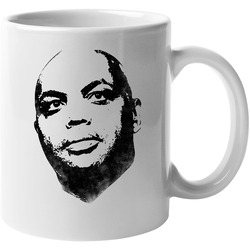 Charles Barkley Face Basketball 11 oz Mug Charles Barkley Face Basketball 11 oz Mug