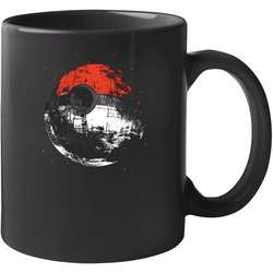 Pokeball Deathstar Funny Pokemon Star Wars Mash Up 11 oz Mug Pokeball Deathstar Funny Pokemon Star Wars Mash Up 11 oz Mug