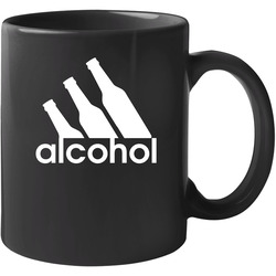 Alcohol Adidas Logo Parody Beer Drinking Party 11 oz Mug