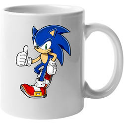 Sonic Sonic The Hedgehog Video Game Character 11 oz Mug Sonic Sonic The Hedgehog Video Game Character 11 oz Mug