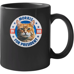 Morris The Cat For President 9lives Pet Food 11 oz Mug Morris The Cat For President 9lives Pet Food 11 oz Mug