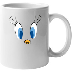 Tweety Bird Looney Tunes Full Face Halloween 11 oz Mug Tweety Bird Looney Tunes Full Face Halloween 11 oz Mug