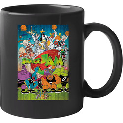 Space Jam Retro Looney Tunes Cartoon Poster Vintage Worn Look 11 oz Mug