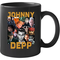 Johnny Depp Movies Mashup Hollywood Actor Fan 11 oz Mug Johnny Depp Movies Mashup Hollywood Actor Fan 11 oz Mug