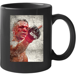 Bloody Nate Diaz Art Print 11 oz Mug Bloody Nate Diaz Art Print 11 oz Mug