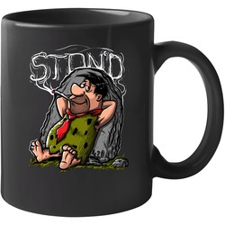 Fred Flintstone Stoned Stoner Weed 11 oz Mug Fred Flintstone Stoned Stoner Weed 11 oz Mug