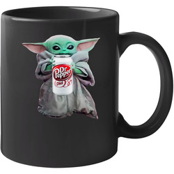 Baby Yoda The Child Mandalorian Diet Dr. Pepper Soda Pop Drink 11 oz Mug Baby Yoda The Child Mandalorian Diet Dr. Pepper Soda Pop Drink 11 oz Mug