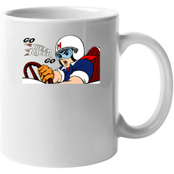 Go Speed Racer Vintage Cartoon Racing Comic Fan 11 oz Mug Go Speed Racer Vintage Cartoon Racing Comic Fan 11 oz Mug