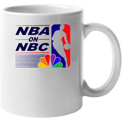 Basketball On Nbc Tv 11 oz Mug Basketball On Nbc Tv 11 oz Mug