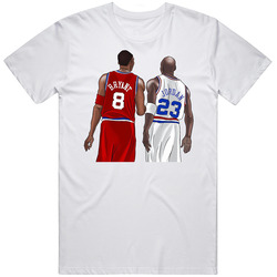 Michael Jordan Kobe Bryant The Greatest Basketball Players Ever Sports Fan Unisex White T Shirt Michael Jordan Kobe Bryant The Greatest Basketball Players Ever Sports Fan Unisex White T Shirt