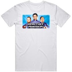 Iron Chef America Unisex White T Shirt Iron Chef America Unisex White T Shirt