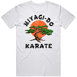 Mr Miyagi Do Karate Kid Retro Movie Unisex White T Shirt Mr Miyagi Do Karate Kid Retro Movie Unisex White T Shirt