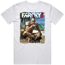 Farcry 3 Unisex White T Shirt Farcry 3 Unisex White T Shirt