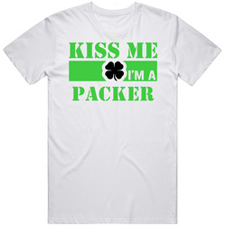 Packer Kiss Me Im An Occupation Job Funny St Patricks Day Irish Party Unisex White T Shirt Packer Kiss Me Im An Occupation Job Funny St Patricks Day Irish Party Unisex White T Shirt