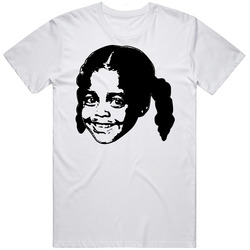 Rudy Huxtable Keshia Knight Pulliam The Cosby Show 80s Tv Show Character Fan Unisex White T Shirt Rudy Huxtable Keshia Knight Pulliam The Cosby Show 80s Tv Show Character Fan Unisex White T Shirt