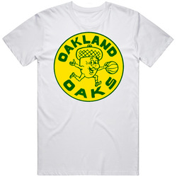 Oakland Oaks Aba Unisex White T Shirt Oakland Oaks Aba Unisex White T Shirt