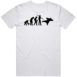 The Evolution Of Wing Suit Flying Fun Sports Unisex White T Shirt The Evolution Of Wing Suit Flying Fun Sports Unisex White T Shirt