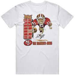 Deion Sanders Caricature Unisex White T Shirt Deion Sanders Caricature Unisex White T Shirt