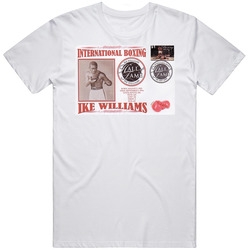 Ike Williams Hall Of Fame Boxing Unisex White T Shirt Ike Williams Hall Of Fame Boxing Unisex White T Shirt