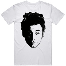 Cosmo Kramer Michael Richards Seinfeld 80s Tv Show Character Fan Unisex White T Shirt Cosmo Kramer Michael Richards Seinfeld 80s Tv Show Character Fan Unisex White T Shirt