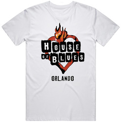 House Of Blues Restaurant And Bar Popular Orlando Restaurant Unisex White T Shirt House Of Blues Restaurant And Bar Popular Orlando Restaurant Unisex White T Shirt