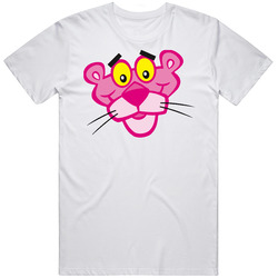 Pink Panther Cartoon Unisex White T Shirt Pink Panther Cartoon Unisex White T Shirt