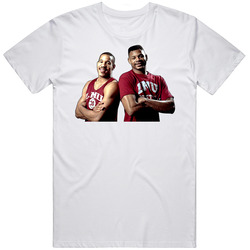 Bo Kimble Hank Gathers Unisex White T Shirt Bo Kimble Hank Gathers Unisex White T Shirt
