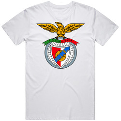 Sl Benfica Portugal Soccer Logo Unisex White T Shirt Sl Benfica Portugal Soccer Logo Unisex White T Shirt